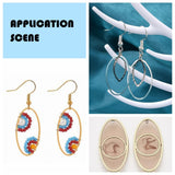 Link Oval Ring 30x16mm Gold 20/pk