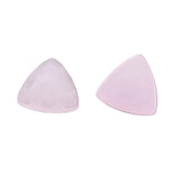 Gemstone Cabochon Triangle 10mm Jade Misty Rose (Natural/Dyed) 2/pk