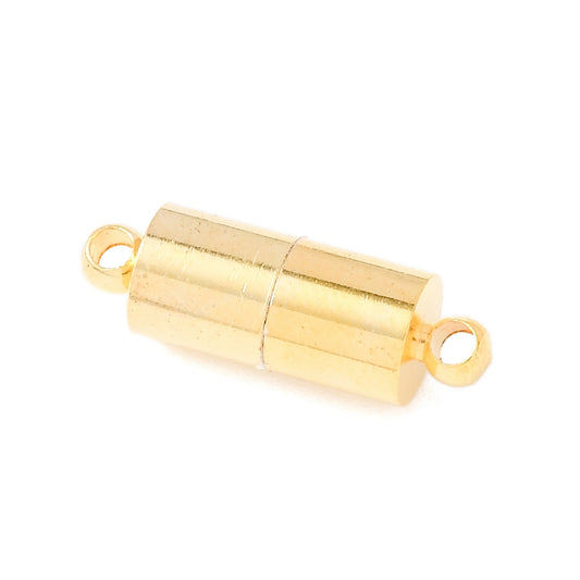 Magnetic Barrel Clasp 16x6mm Gold 1/pk