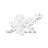 Maple Leaf Metal Pendant 23x15mm 5/pk