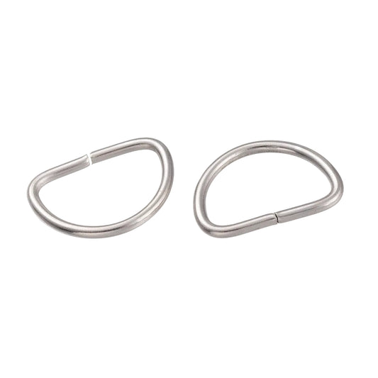 D-Rings 1" Stainless Steel 10/pk