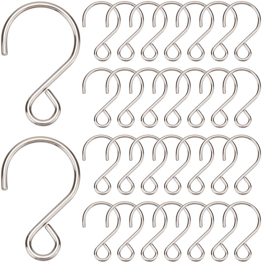 Ornament Hook 22x14mm Stainless Steel 30/pk