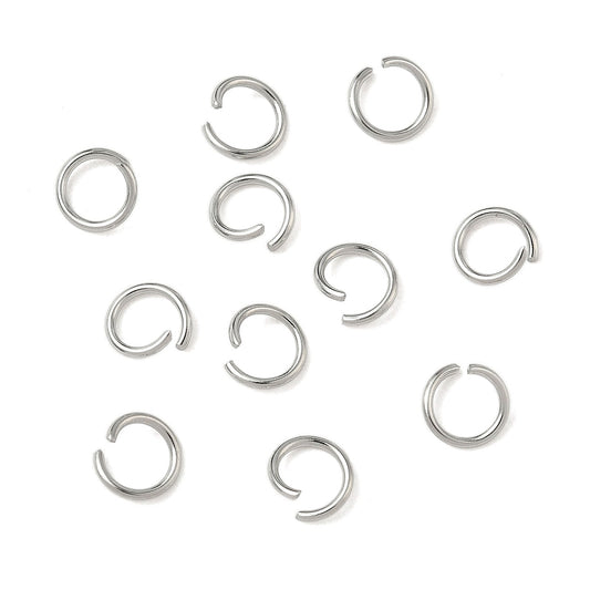 Jump Rings 6mm Round 20g Stainless Steel 100/pk