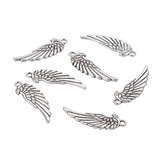 Eagle Wing Metal Pendant 34x11mm 5/pk