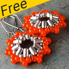 Inti Earrings Project - Using Rulla and Matubo Beads