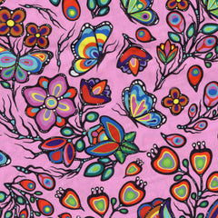 Ojibway Florals 5 Pink 100% Cotton - Price Per Half Yard