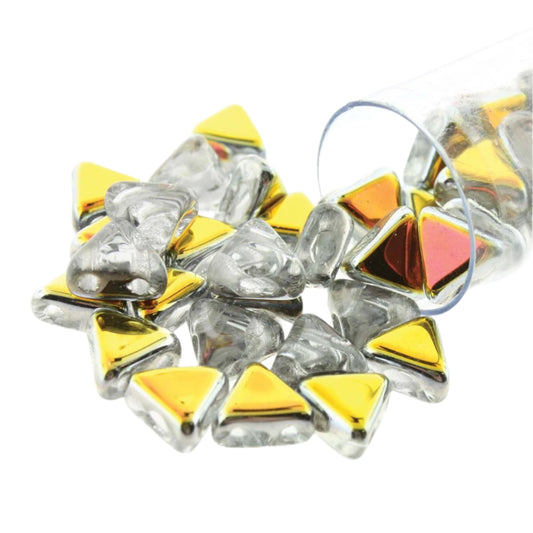 *6mm Kheops par Puca Beads 9g - Crystal Vitrail Light