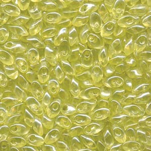 Long Magatama Beads #3501 Transparent Lemon 6g