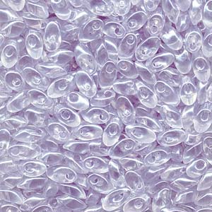 Long Magatama Beads #3506 Transparent Light Sky Blue 6g