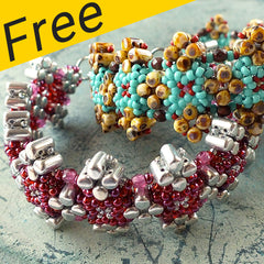 Leda Bracelet Project - Using Rulla, Matubo and Fire Polished Beads