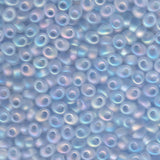 Magatama Beads #2135F Tr Matte Lt Sapphire AB 23g