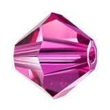 Preciosa Bicone 6mm Fuchsia Each