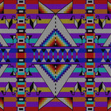 Cotton Fabric Medicine Blessing Purple - Half Yard