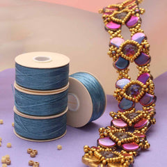 Nymo Beading Thread B Turquoise 65yd Bobbin