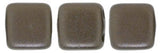 *6mm Czech Tile Beads Dark Brown 25/Strand
