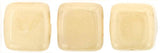 *6mm Czech Tile Beads Luster Beige 25/Strand