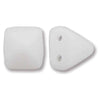 *Czech Pyramid Stud Beads 6mm White 25/strand