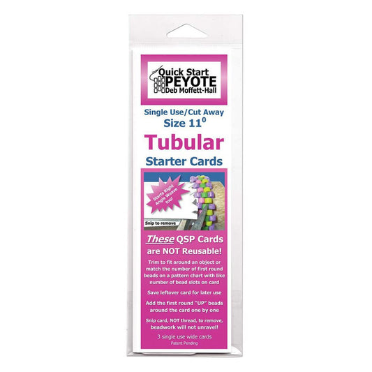 Quick Start Peyote Tubular Card 3/pk