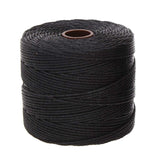 S-Lon Bead Cord .5mm Black 77yd Spool