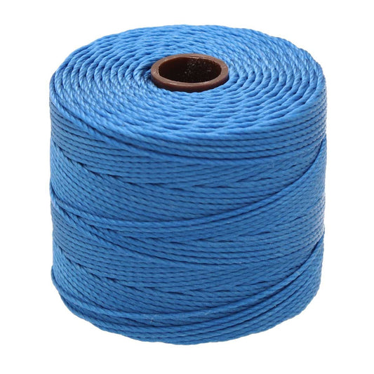 S-Lon Bead Cord .5mm Blue 77yd Spool