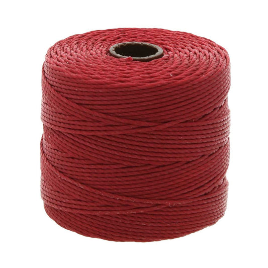 S-Lon Bead Cord .5mm Dark Red 77yd Spool