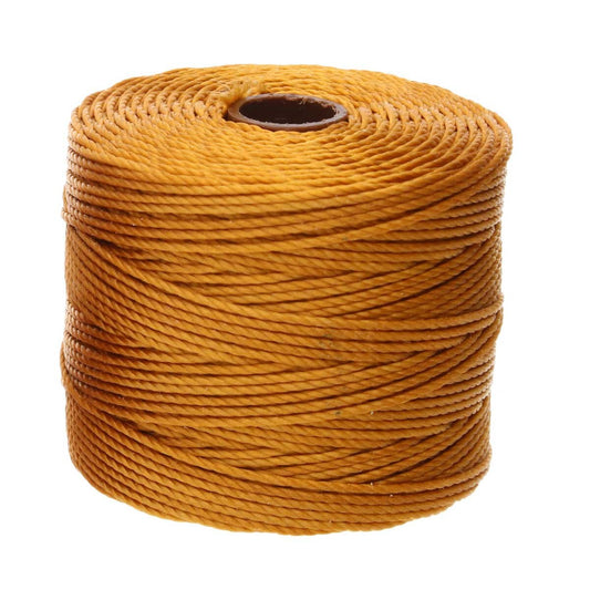 S-Lon Bead Cord .5mm Gold 77yd Spool