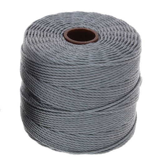 S-Lon Bead Cord .5mm Gunmetal 77yd Spool