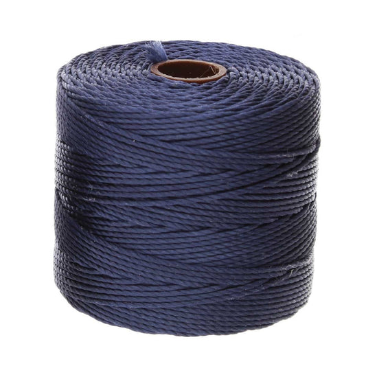 S-Lon Bead Cord .5mm Navy 77yd Spool