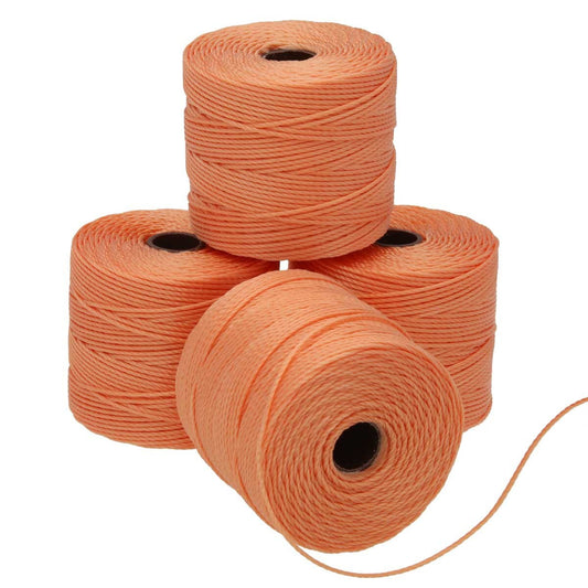 S-Lon Bead Cord .5mm Pumpkin 77yd Spool
