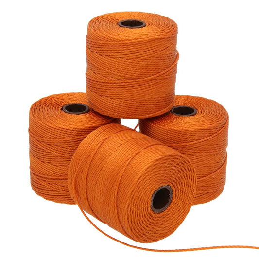 S-Lon Bead Cord .5mm Rust 77yd Spool