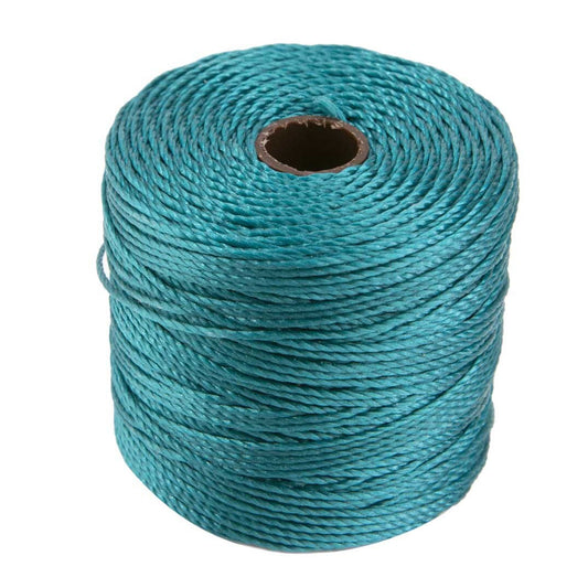 S-Lon Bead Cord .5mm Teal 77yd Spool