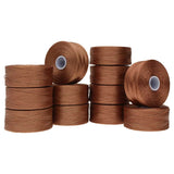 S-Lon Beading Thread 0.11mm Light Copper 78yd