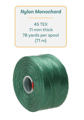 S-Lon Beading Thread 0.11mm Seafoam Green 78yd