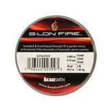 S-Lon Fire Beading Thread 4lb Crystal 50yd