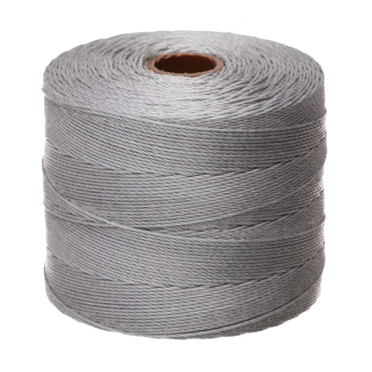 S-Lon Micro Bead Cord .12mm Grey 262yd Spool