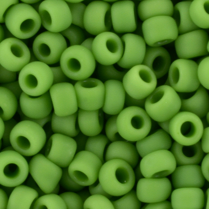 8/0 Toho Seed Beads #47F Opaque Frosted Mint Green 8-9g Vial