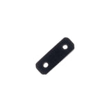 Spacer Bar 2-Hole Horn Black 10/pk
