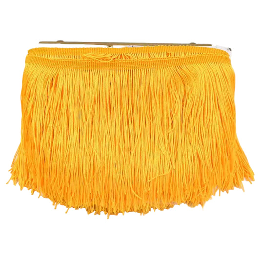 Chainette Fringe 12" Yellow - By the yard