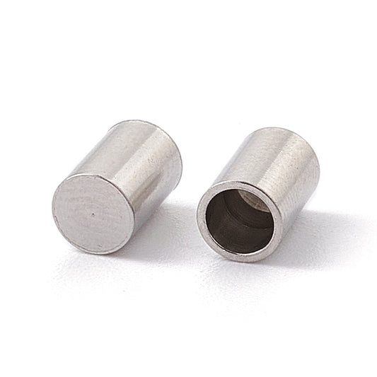 Cord Ends Stainless Steel (3mm ID) 10/pk