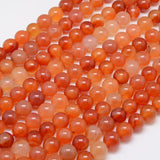 10mm Cornaline (Naturel/Teint) Perles 15-16" Brin