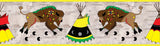 Printed Ribbon 2" Ledger Bison Birch - Per Yard