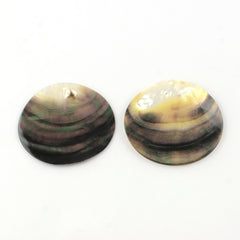 2.36" Black Lip Shell Pendant 1/pk