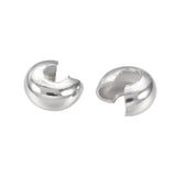 Crimp Cover 3mm Nickel 100/pk