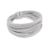 Suede Lace 3mm White 2m