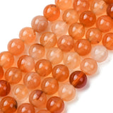Carnelian Beads 8mm Round (Natural) 15-16" Strand