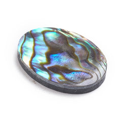 Shell Cabochons, Natural Abalone Oval 18mm 2/pk