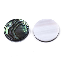 Shell Cabochon Natural Abalone Round 20mm 2/pk