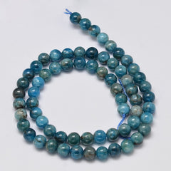 6mm Apatite (Natural) Beads 15-16" Strand