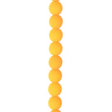 Czech Glass Beads 6mm Round Velvet Sunflower 30/Strand