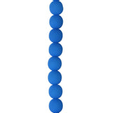 Czech Glass Beads 6mm Round Velvet Turquoise 30/Strand